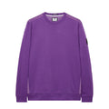 Purple - Front - Weekend Offender Mens F Bomb Crew Neck Sweatshirt