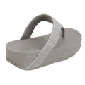 Gunmetal - Back - FitFlop Womens-Ladies Lottie Glitzy Sandals