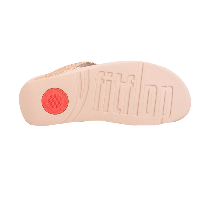 Rose Gold - Side - FitFlop Womens-Ladies Lottie Glitzy Sandals