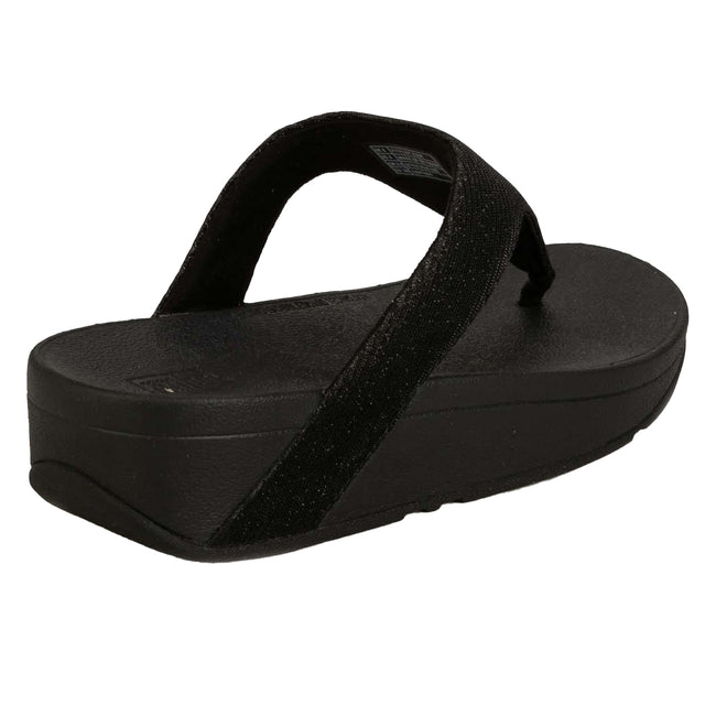 Black - Back - FitFlop Womens-Ladies Lottie Glitzy Sandals