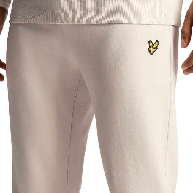 White - Side - Lyle & Scott Mens Skinny Jogging Bottoms