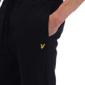 Black - Side - Lyle & Scott Mens Skinny Jogging Bottoms