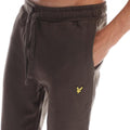 Olive - Side - Lyle & Scott Mens Skinny Jogging Bottoms