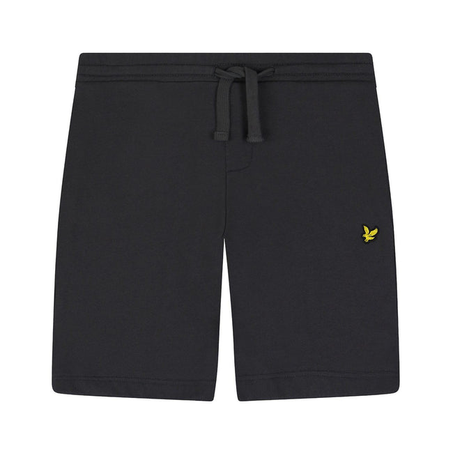 Gunmetal - Front - Lyle & Scott Childrens-Kids Cotton Sweat Shorts