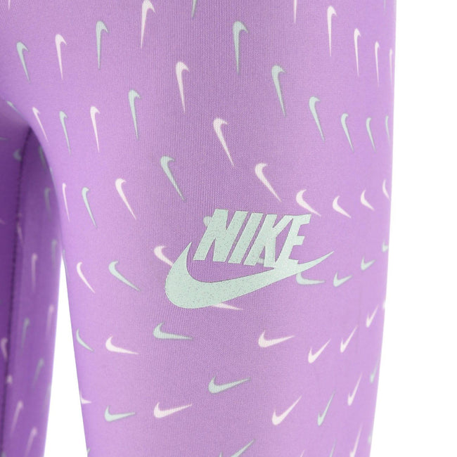 Violet - Lifestyle - Nike Girls Essential All-Over Print Leggings