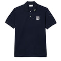 Navy - Front - Lacoste Mens L.12.12 Text Classic Polo Shirt