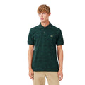 Green - Lifestyle - Lacoste Mens L.12.12 Floral Classic Polo Shirt