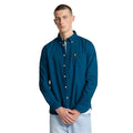 Navy - Lifestyle - Lyle & Scott Mens Plain Oxford Shirt