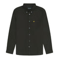 Gunmetal - Front - Lyle & Scott Mens Plain Oxford Shirt