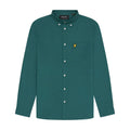 Green - Front - Lyle & Scott Mens Plain Oxford Shirt