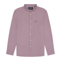 Pink - Front - Lyle & Scott Mens Plain Oxford Shirt