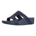 Navy - Front - Fit Flop Womens-Ladies Marli Sliders