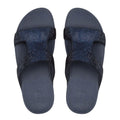 Navy - Side - Fit Flop Womens-Ladies Marli Sliders