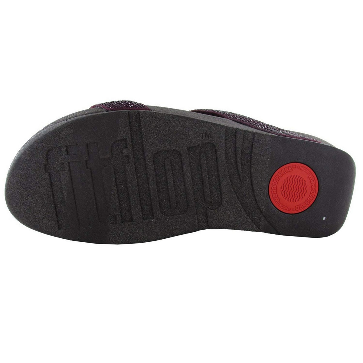 Black - Pack Shot - Fit Flop Womens-Ladies Marli Sliders