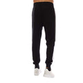 Black - Back - Lyle & Scott Mens Fleece Colour Block Stitched Fly Detail Jogging Bottoms