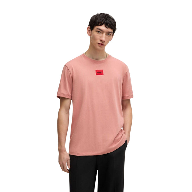 Pink - Lifestyle - Hugo Mens Diragolino T-Shirt