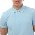 Sky - Side - Tom Ford Mens Pique Tennis Polo Shirt