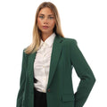 Green - Side - Boss Womens-Ladies Jocaluah Regular Blazer