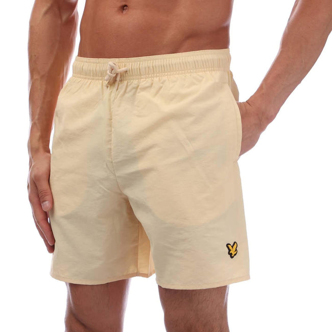 Sand - Front - Lyle & Scott Mens Sports Swim Shorts