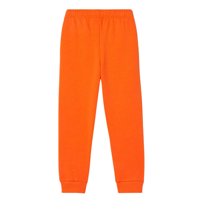 Orange - Back - Lacoste Childrens-Kids Fleece Jogging Bottoms