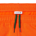Orange - Side - Lacoste Childrens-Kids Fleece Jogging Bottoms