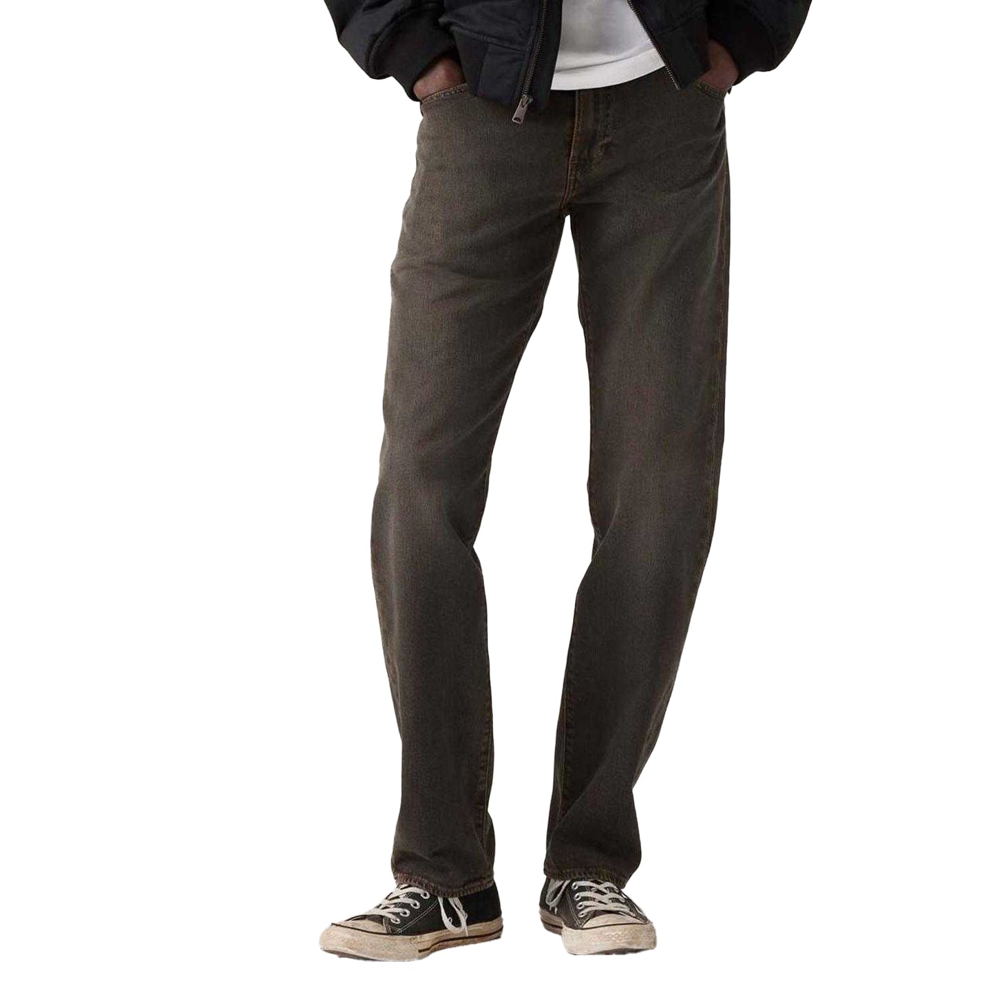 Black - Pack Shot - Levis Mens 502 Dusted Twilight Tapered Leg Jeans