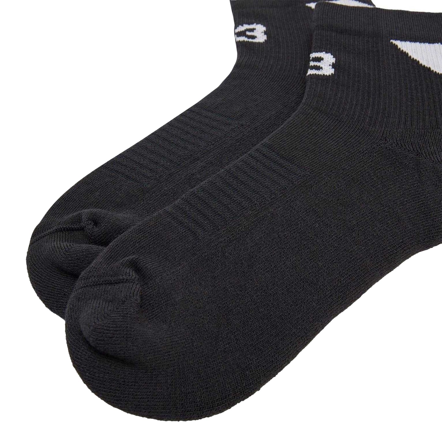 Black - Side - Y-3 Mens Lo Logo Ankle Socks