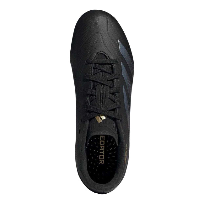 Black - Pack Shot - Adidas Childrens-Kids Predator League Firm Ground Football Boots