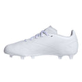 White - Side - Adidas Childrens-Kids Predator League Firm Ground Football Boots