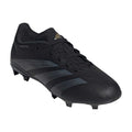 Black - Front - Adidas Childrens-Kids Predator League Firm Ground Football Boots