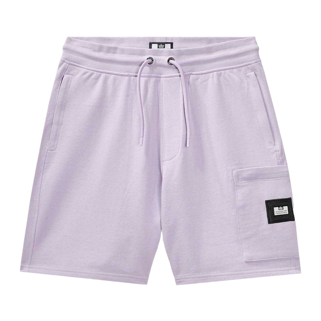 Purple - Front - Weekend Offender Mens Hawkins Classic Fleece Shorts