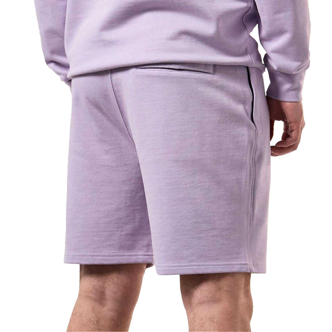 Purple - Back - Weekend Offender Mens Hawkins Classic Fleece Shorts