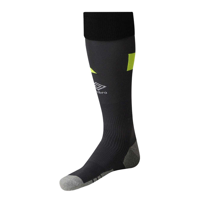 Black-Yellow - Back - Umbro Mens Goalkeeper Socks