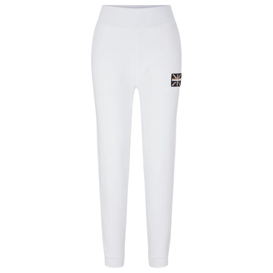 White - Front - Hugo Boss Womens-Ladies C_Ejoy Jogging Bottoms
