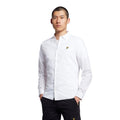 White - Pack Shot - Lyle & Scott Mens Interlock Shirt