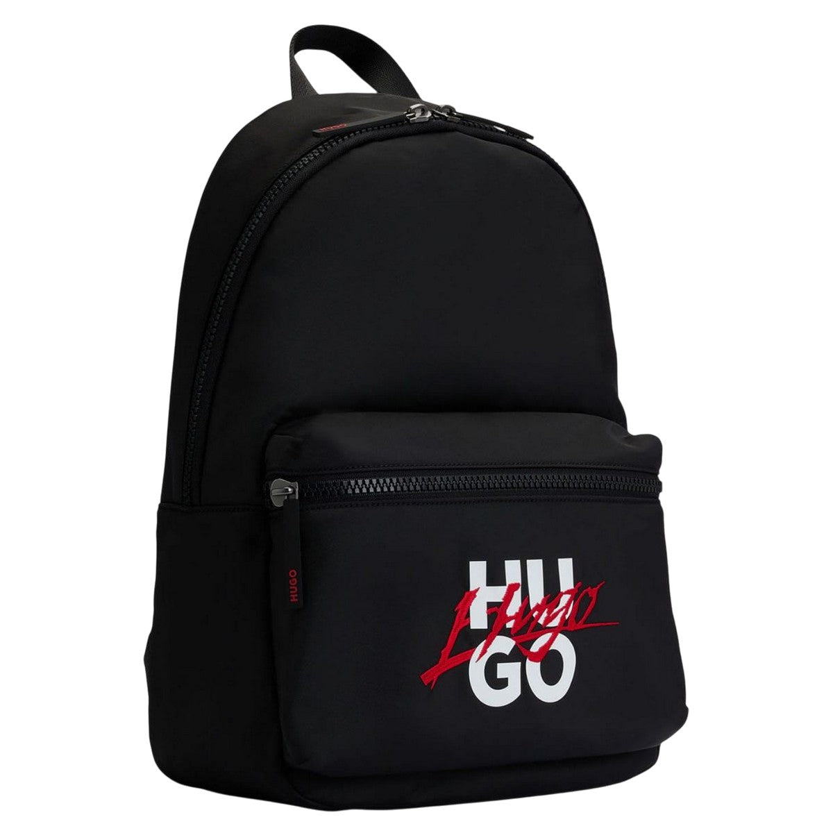 Black-Red-White - Side - Hugo Mens 2.0 Handwritten Backpack