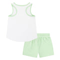 Green-White - Back - Nike Girls Happy Camper Mesh Top & Bottom Set