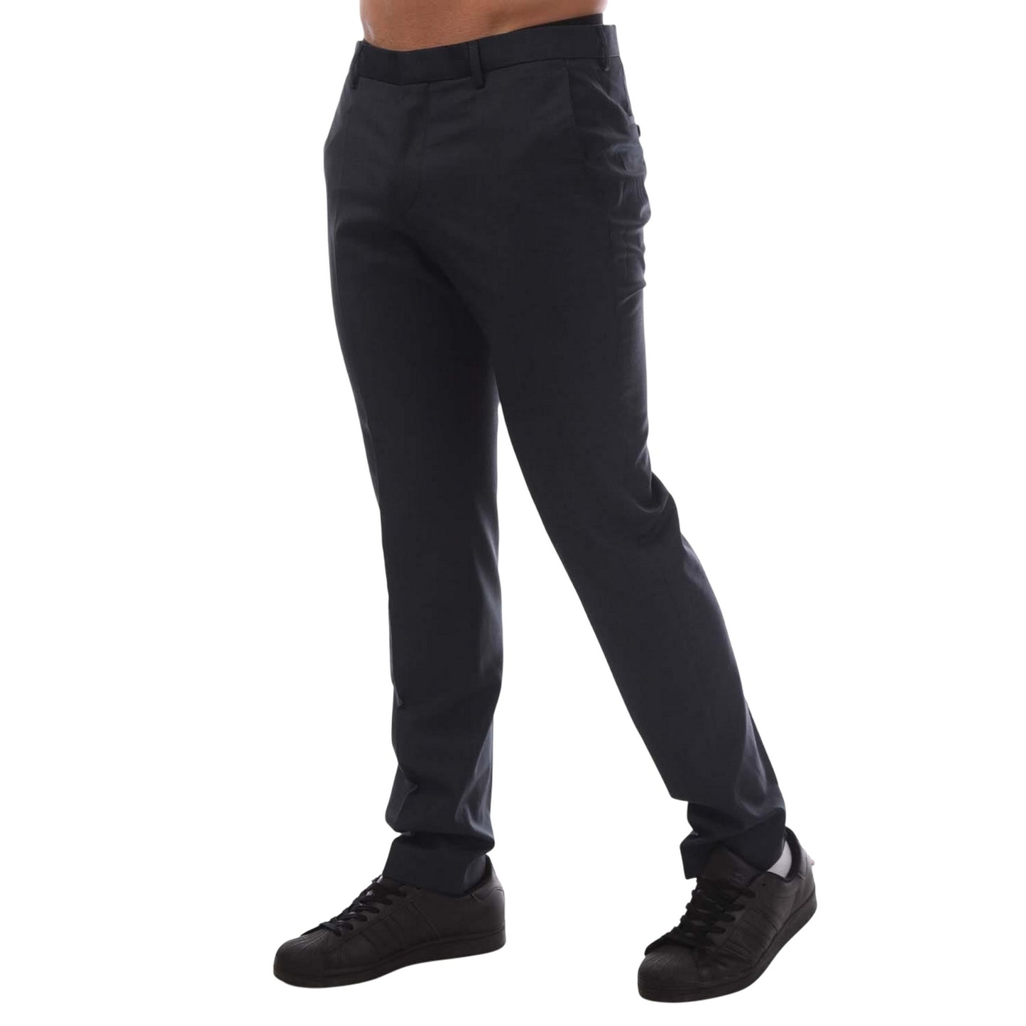 Dark Blue - Lifestyle - Hugo Mens Getlin182 Trousers