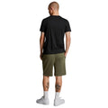 Green - Back - Lyle & Scott Mens Fly Fleece Shorts