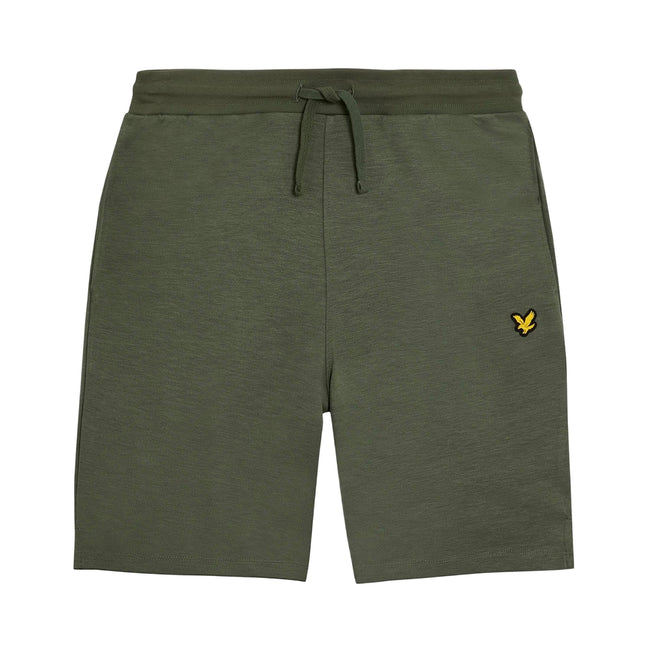 Green - Front - Lyle & Scott Mens Fly Fleece Shorts
