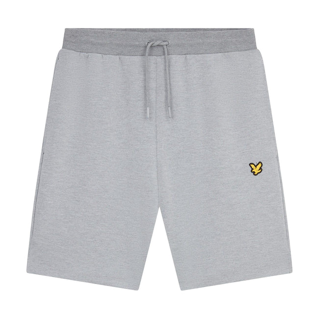 Grey - Front - Lyle & Scott Mens Fly Fleece Shorts
