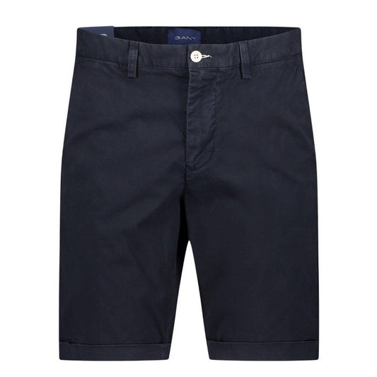 Blue - Front - Gant Mens Allister Sun Faded Chino Shorts