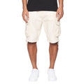 Stone - Front - Crosshatch Mens Jamstar Cargo Shorts