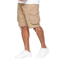 Tan - Side - Crosshatch Mens Jamstar Cargo Shorts