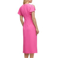 Pink - Back - Boss Womens-Ladies Dawinga Casual Dress
