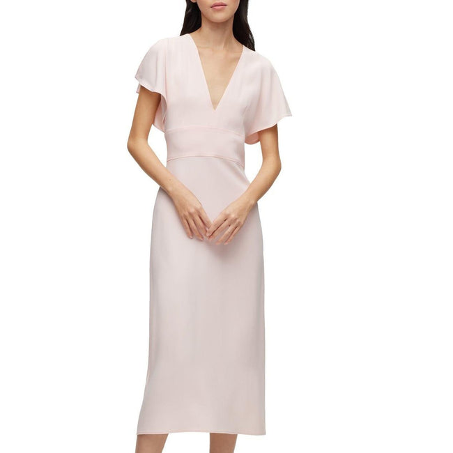 Light Pink - Back - Boss Womens-Ladies Dawinga Casual Dress
