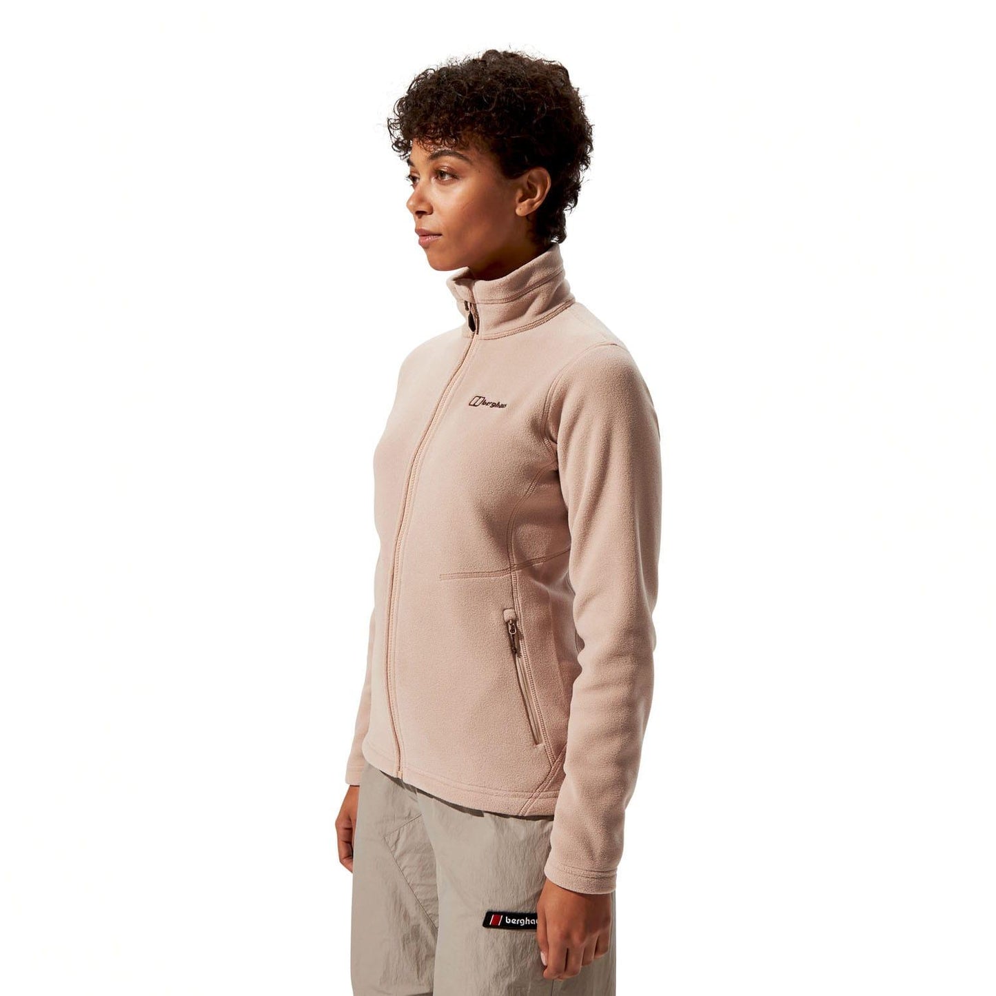 Pink - Close up - Berghaus Womens-Ladies Prism InterActive Polartech Fleece Jacket