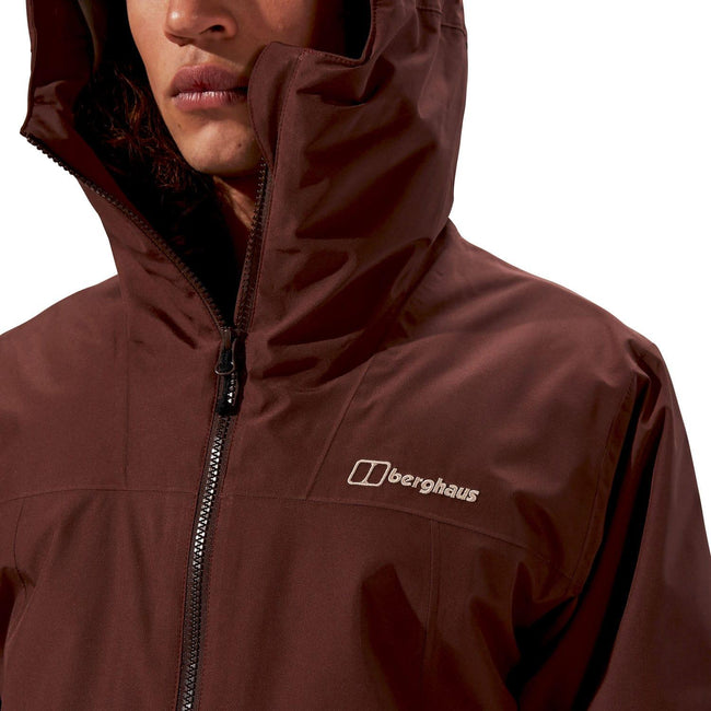 Brown - Lifestyle - Berghaus Unisex Adult Deluge Pro 3.0 Waterproof Jacket