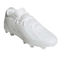 White - Front - Adidas Childrens-Kids X Crazyfast.3 Firm Ground Football Boots