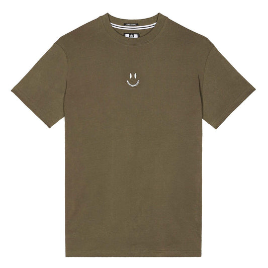 Green - Front - Weekend Offender Mens Smile T-Shirt